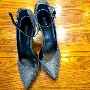Michael Kors silver heels